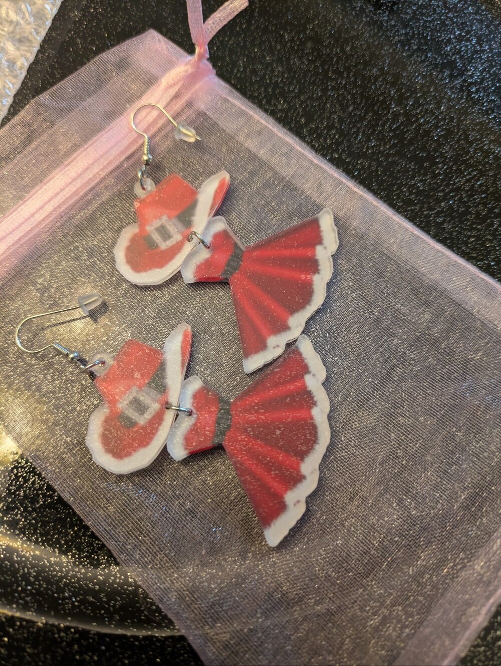24. Cowboy Santa Earrings (3for$12/Free With $50 Purchase)